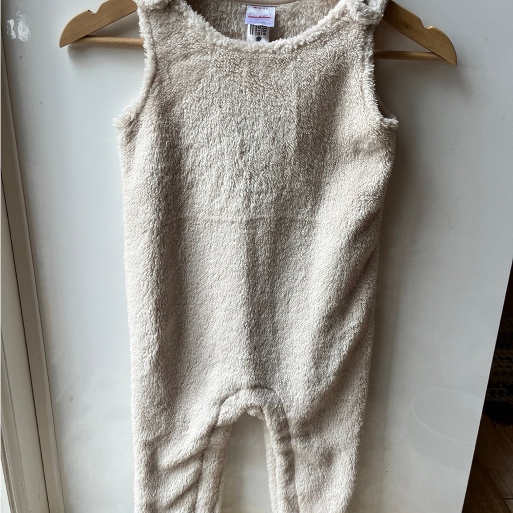 Hanna Andersson Cozy Cream Fleece Jumpsuit